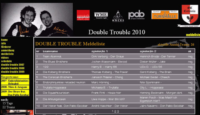 Double Trouble und „Neueröffnung“ der Turnhalle! 